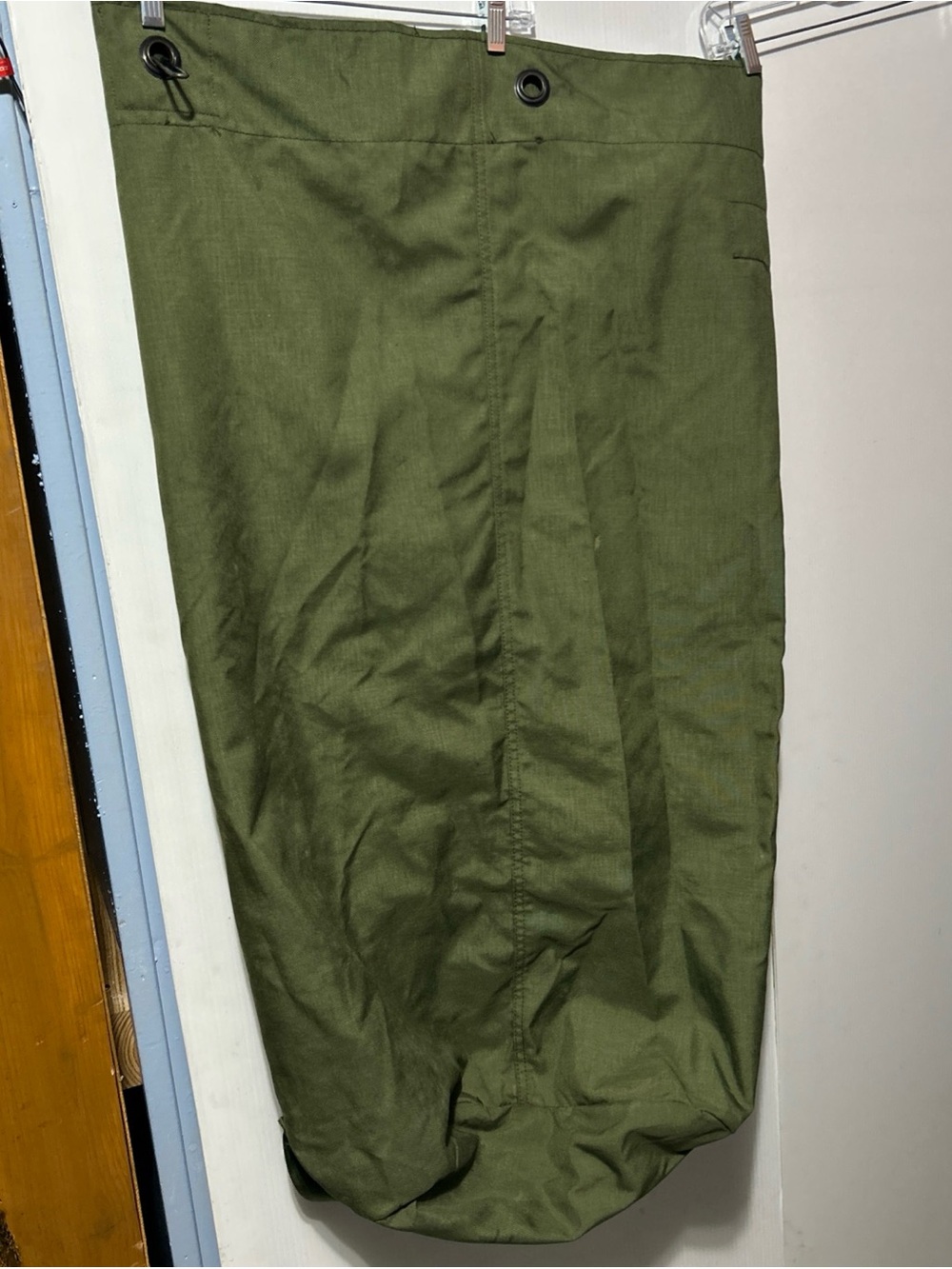 Olive Green Military-Style Duffel Bag